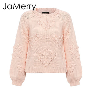 winter sweaters ladies Long sleeve pullover  chic loose knitted jumper