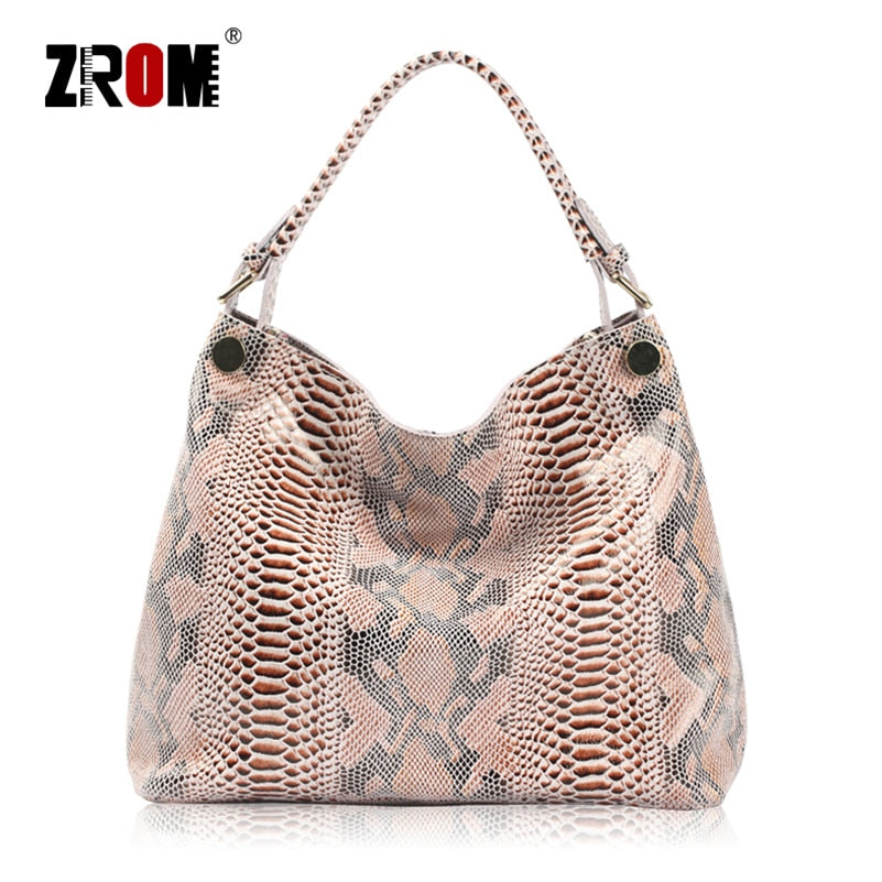 Serpentine prints Leather Handbags