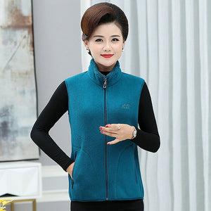 Polar Fleece Vest Lightweight Thick Warm Soft Waistcoat