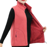 Polar Fleece Vest Lightweight Thick Warm Soft Waistcoat