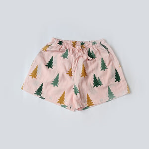 Women Sleep Short Pants Cotton Home Beach Bottoms Lounge Sleepwear Printing