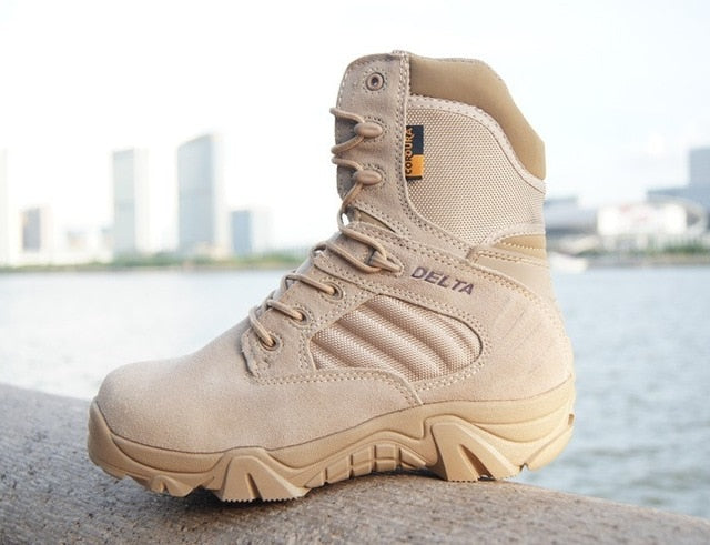 Winter Autumn Men Military Boots Quality Tactical Desert Combat Ankle Boats