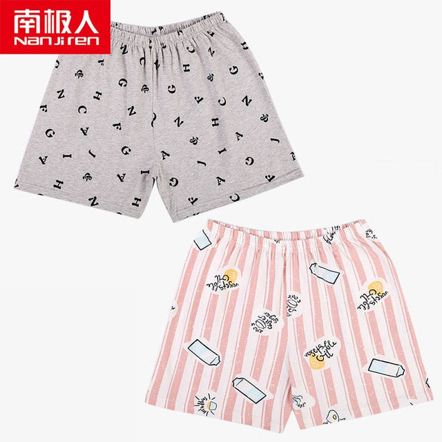 Cotton Shorts Home Pajama Sleep Pants Bottoms Summer Casual Beach Pants Sleep Wear
