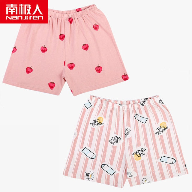 Cotton Shorts Home Pajama Sleep Pants Bottoms Summer Casual Beach Pants Sleep Wear
