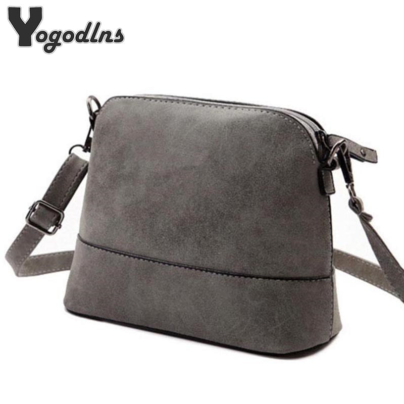 Nubuck Leather small crossbody bags over the shoulder women handbag