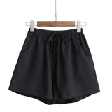 Shorts Hot Summer Casual Cotton Linen Shorts Plus Size Mid Waist Short Fashion