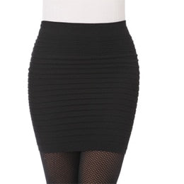 Cheapest Free Shipping New Fashion Skirt High Waist Candy Color Plus Size Elastic Pleated