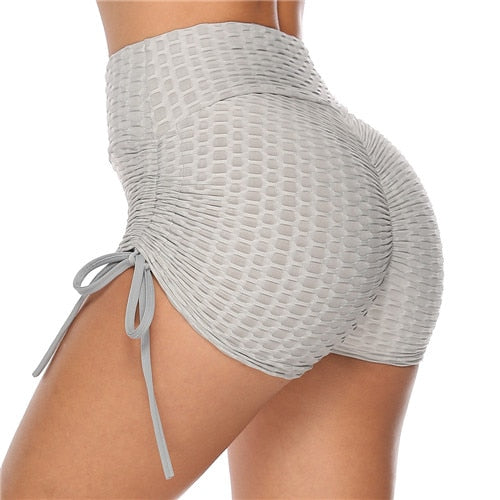 Women's Sports High Waist Shorts Athletic Gym Workout Fitness