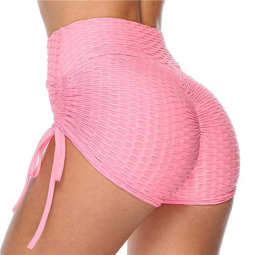 Women's Sports High Waist Shorts Athletic Gym Workout Fitness