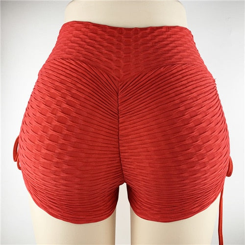 Women's Sports High Waist Shorts Athletic Gym Workout Fitness