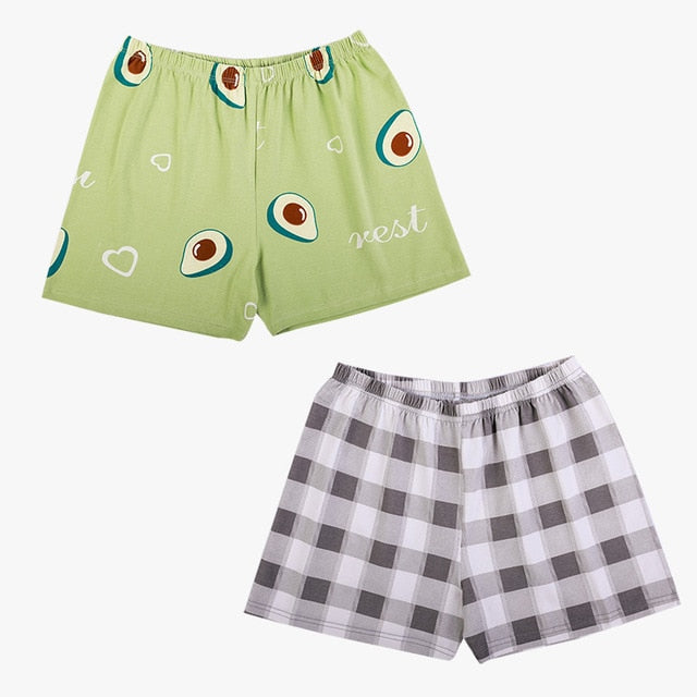 Cotton Shorts Home Pajama Sleep Pants Bottoms Summer Casual Beach Pants Sleep Wear