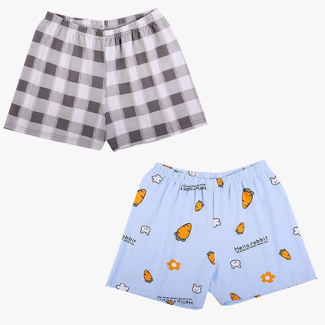 Cotton Shorts Home Pajama Sleep Pants Bottoms Summer Casual Beach Pants Sleep Wear