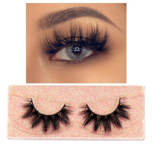 Eyelashes 3D Mink Lashes Fluffy Soft Wispy Volume Natural long Cross False Eyelashes