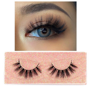 Eyelashes 3D Mink Lashes Fluffy Soft Wispy Volume Natural long Cross False Eyelashes