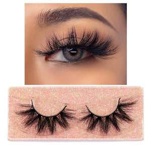 Eyelashes 3D Mink Lashes Fluffy Soft Wispy Volume Natural long Cross False Eyelashes