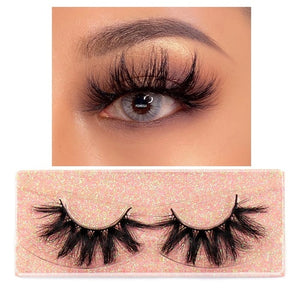 Eyelashes 3D Mink Lashes Fluffy Soft Wispy Volume Natural long Cross False Eyelashes