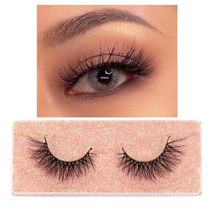 Eyelashes 3D Mink Lashes Fluffy Soft Wispy Volume Natural long Cross False Eyelashes