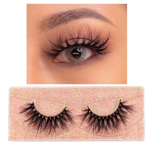 Eyelashes 3D Mink Lashes Fluffy Soft Wispy Volume Natural long Cross False Eyelashes