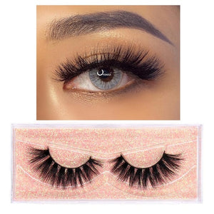 Eyelashes 3D Mink Lashes Fluffy Soft Wispy Volume Natural long Cross False Eyelashes