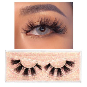 Eyelashes 3D Mink Lashes Fluffy Soft Wispy Volume Natural long Cross False Eyelashes