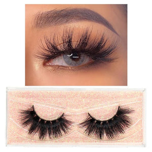 Eyelashes 3D Mink Lashes Fluffy Soft Wispy Volume Natural long Cross False Eyelashes