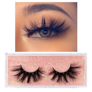 Eyelashes 3D Mink Lashes Fluffy Soft Wispy Volume Natural long Cross False Eyelashes