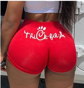 Summer Shorts Slim Womens Short Pants Print Hot Sale Hip-hop Outdoor Sports Elastic Waist