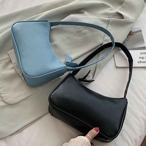 Handle Bag Women Retro Handbag PU Leather Shoulder Totes Underarm Vintage Top Handle Bag