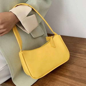 Handle Bag Women Retro Handbag PU Leather Shoulder Totes Underarm Vintage Top Handle Bag