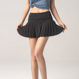 Cloud Hide Women Sports Tennis Skirts Golf Skirt Fitness Shorts High Waist