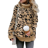Casual Sweater Loose Turtleneck Sweater Women Knitwear Long Sleeve Pull Jumpers