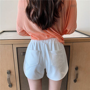 Women Short Pant Casual Lady Workout Waistband Skinny Stretch Shorts
