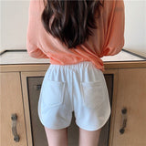 Women Short Pant Casual Lady Workout Waistband Skinny Stretch Shorts
