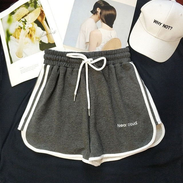 Women Short Pant Casual Lady Workout Waistband Skinny Stretch Shorts