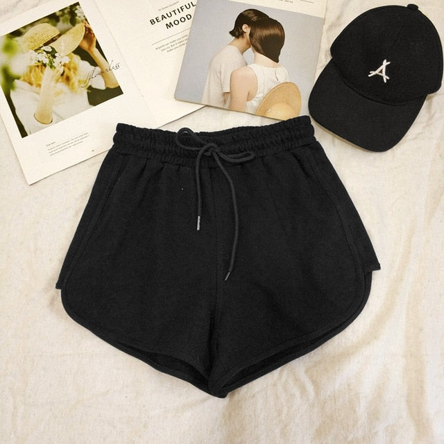 Women Short Pant Casual Lady Workout Waistband Skinny Stretch Shorts