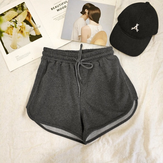Women Short Pant Casual Lady Workout Waistband Skinny Stretch Shorts