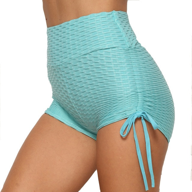 Women's Sports High Waist Shorts Athletic Gym Workout Fitness