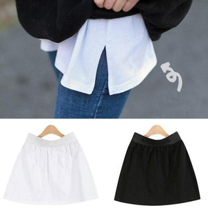 Adjustable Layering Fake Top Mini Skirt Shirt Extender Fashion Half Extended