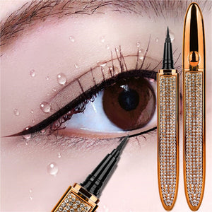 Self-adhesive Liquid Eyeliner Pencil Glue-free Magnetic-free for Eyelashes Waterproof Eye Liner