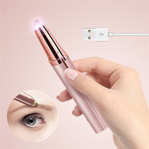 USB Electric Eyebrow Trimmer Makeup Painless Eye Brow Epilator