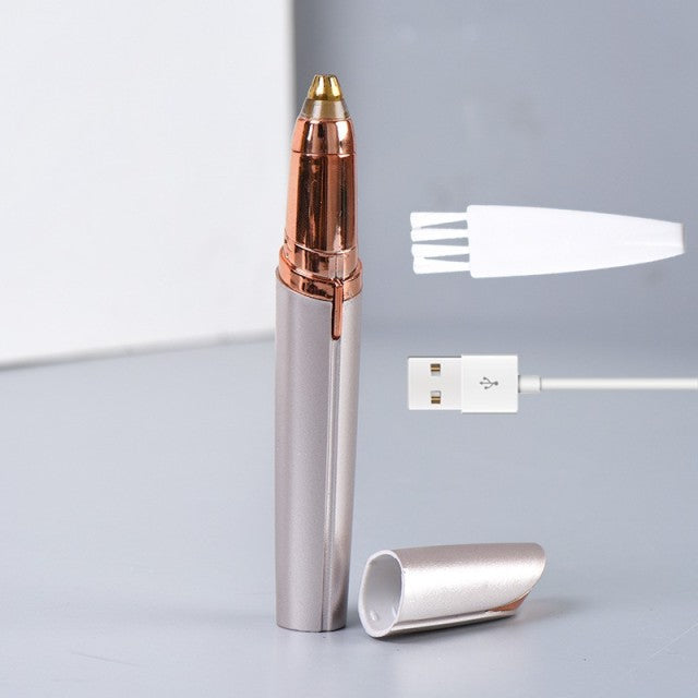 USB Electric Eyebrow Trimmer Makeup Painless Eye Brow Epilator