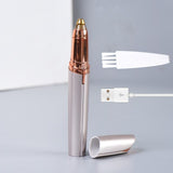 USB Electric Eyebrow Trimmer Makeup Painless Eye Brow Epilator