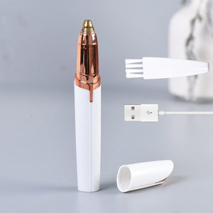 USB Electric Eyebrow Trimmer Makeup Painless Eye Brow Epilator