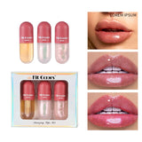 Crystal Jelly Lip Gloss Capsule Lip Plumper Oil Shiny Clear Lip