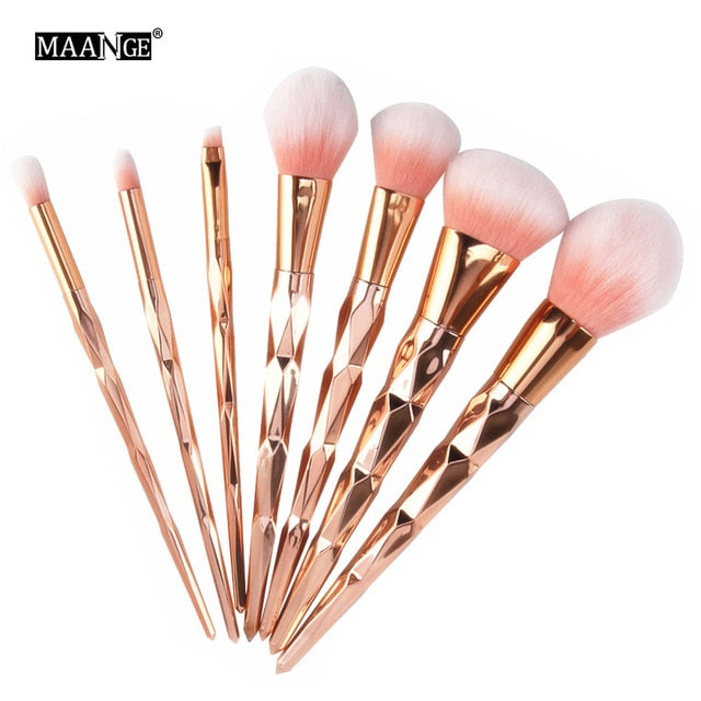 Diamond Makeup Brushes Set Powder Foundation