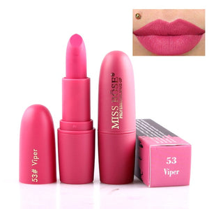 MISS ROSE Lipstick Matte Waterproof Velvet Lip Stick 18 colors