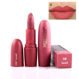 MISS ROSE Lipstick Matte Waterproof Velvet Lip Stick 18 colors