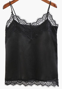 Women's New Lace Camisoles V-collar Lace Stitching Female Fashion