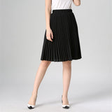 High Waist Pleated Skirt Women