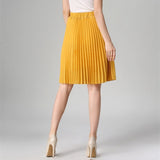 High Waist Pleated Skirt Women